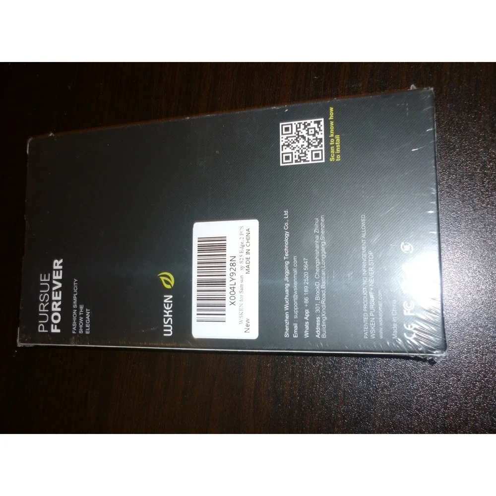 WSKEN Pursue Forever Samsung Galaxy S25 Edge Screen Protector 2 Pack New Sealed
